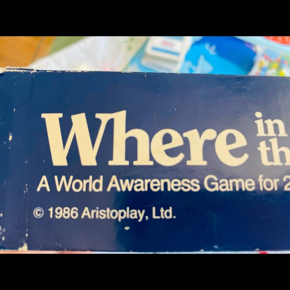 Vintage 1986 “Where in the World” Geography, Diplomat & Map Knowledge Board Game - Picture 6 of 15